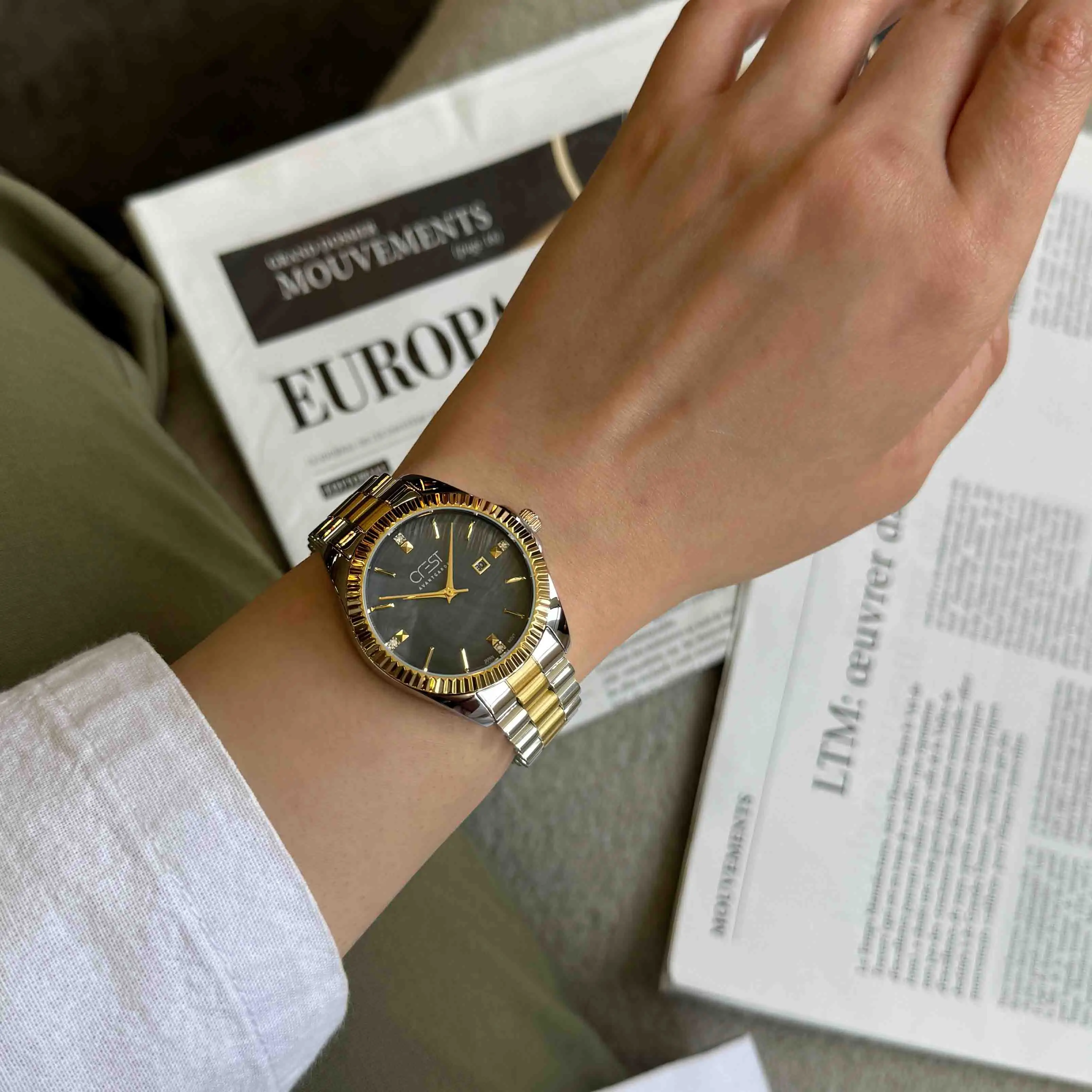 ساعت مچی زنانه کرست مدل 3-6201