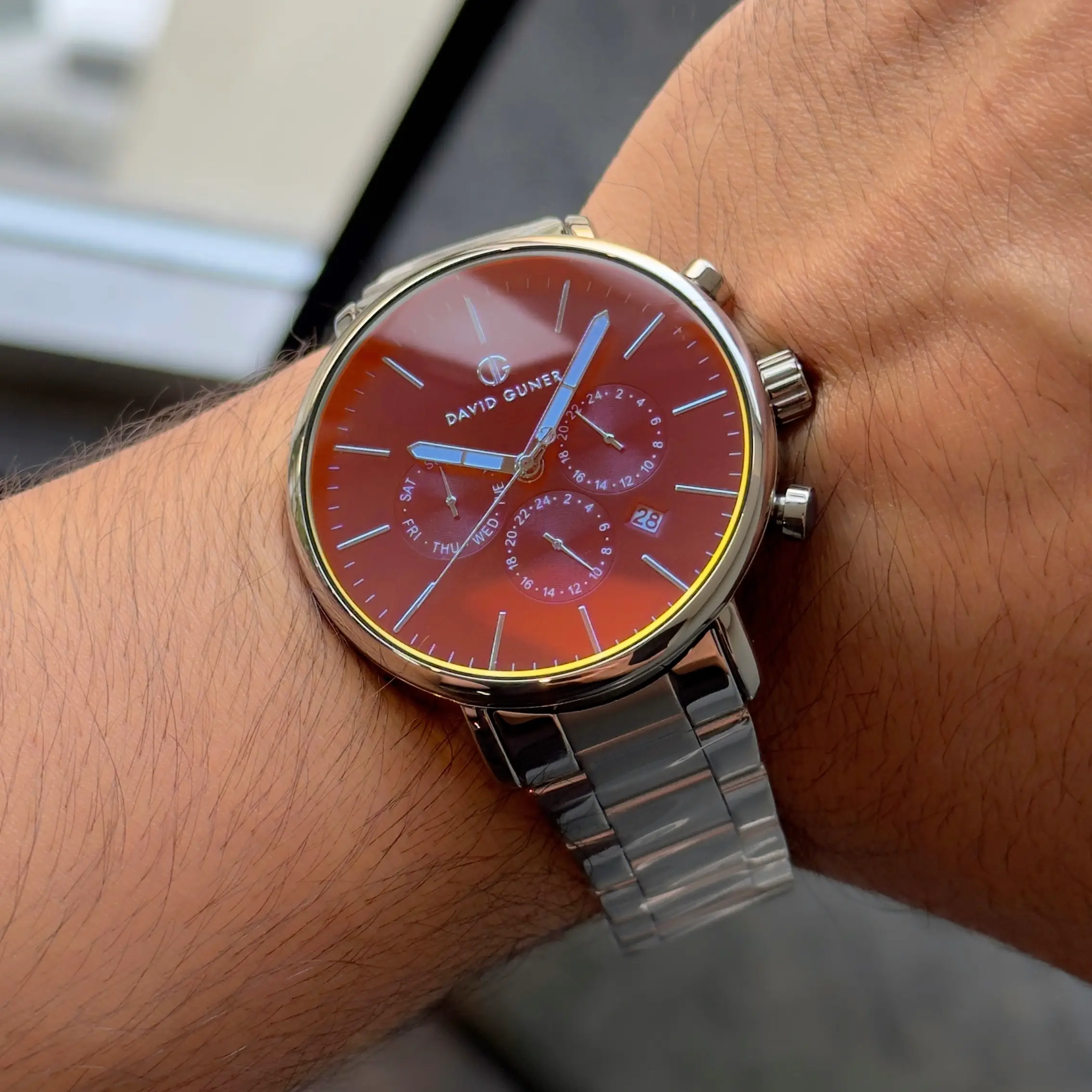 ساعت مردانه دیوید گانر مدل DG-8379GA-A2A