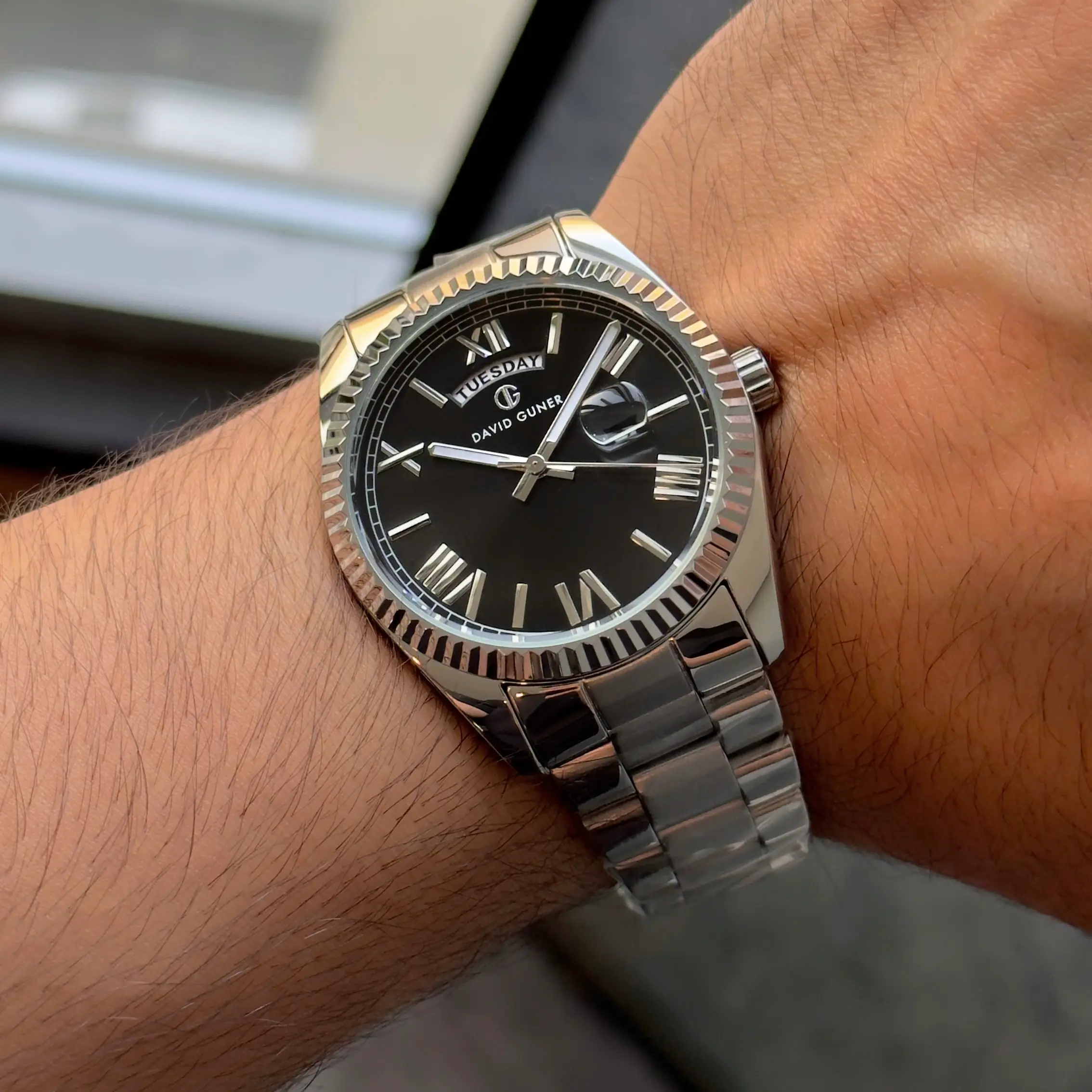 ساعت مردانه دیوید گانر مدل DG-8329GA2-A2