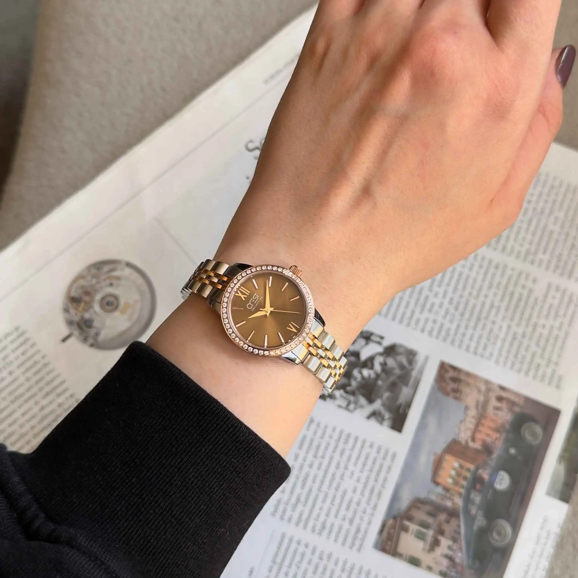 ساعت مچی زنانه کرست مدل 6706L-6