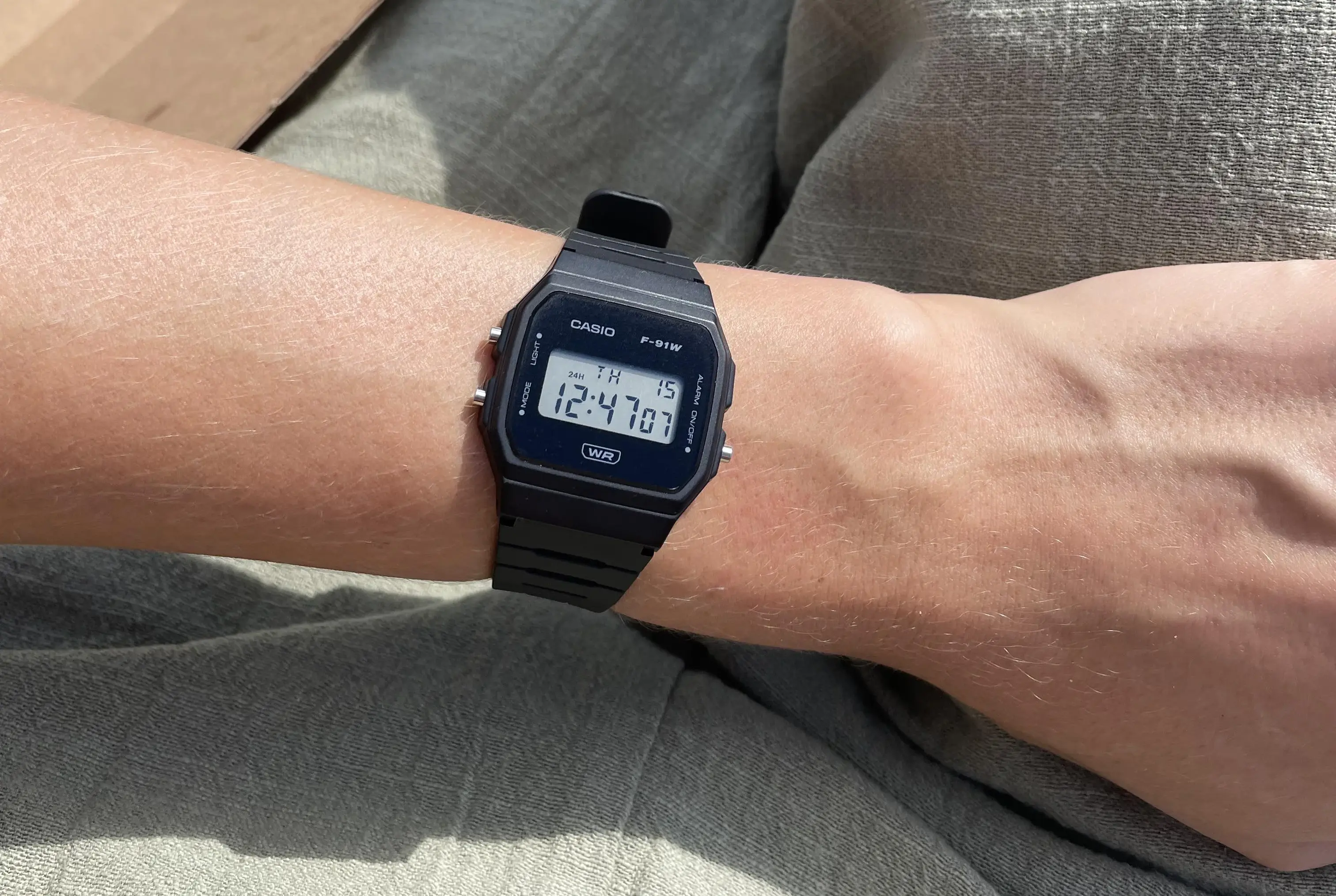 ساعت مچی کاسیو مدل F-91WB-1A